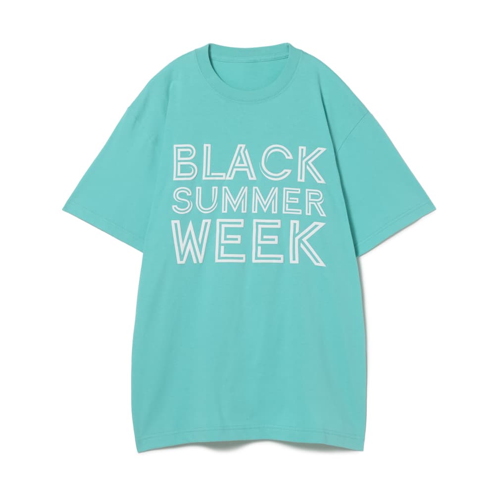 BSW半袖Tシャツ(テキストロゴ/発泡プリント)