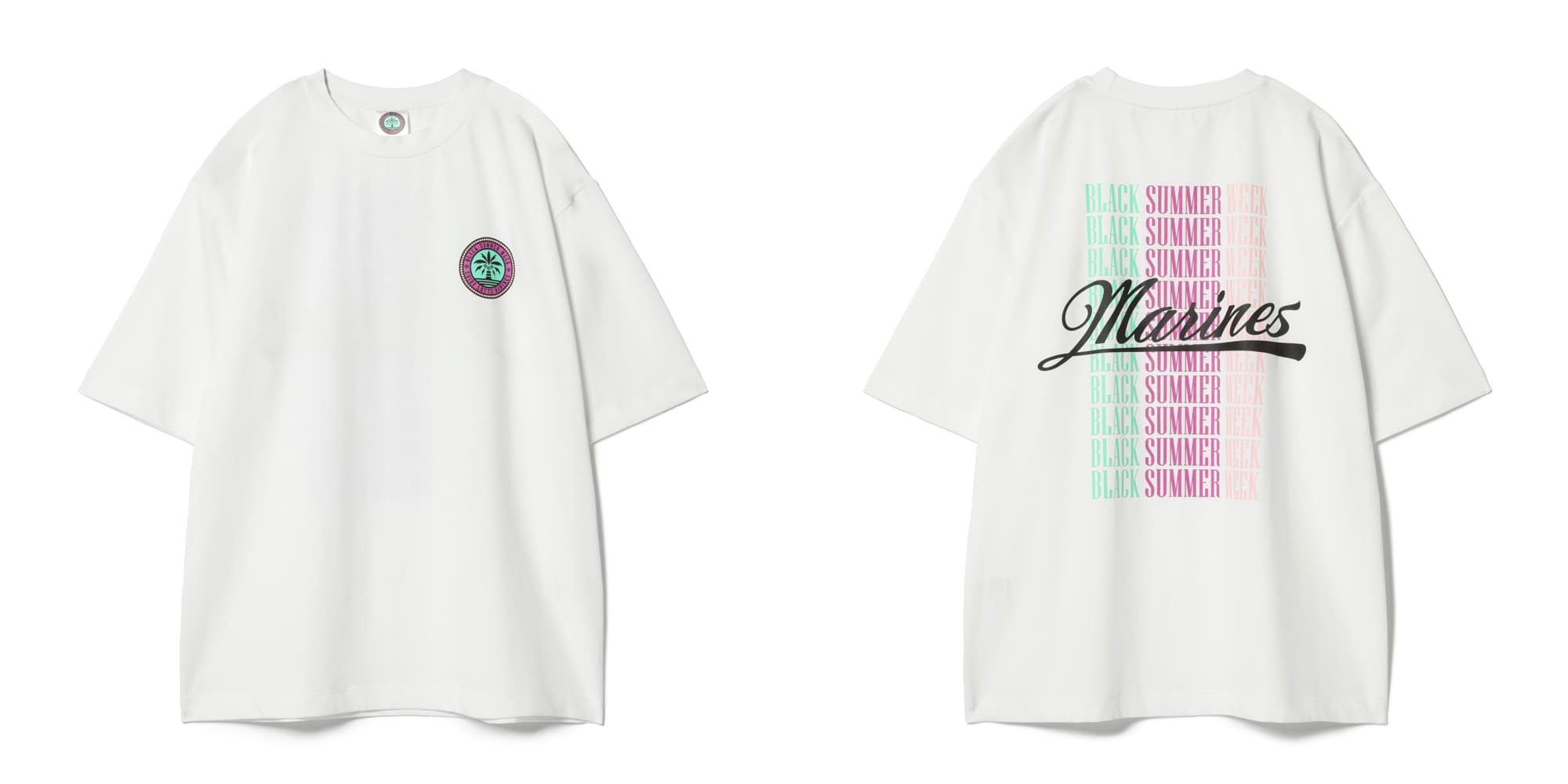 BSW半袖Tシャツ(連続プリント)