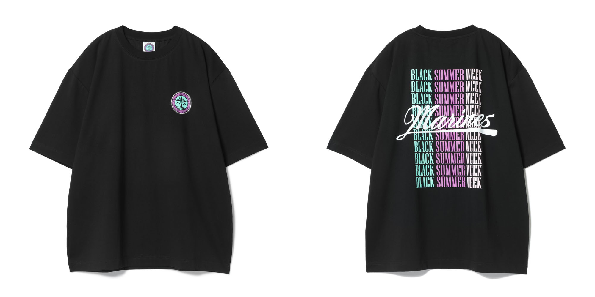 BSW半袖Tシャツ(連続プリント)