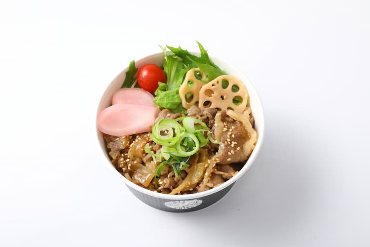 黒毛和牛の極上牛丼　岩下の新生姜のせ