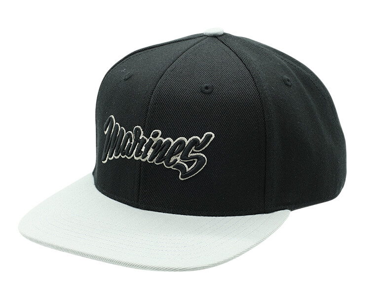 ストレートバイザーキャップ NCE MARINESロゴ