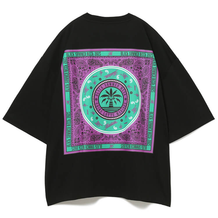 BSW半袖BIG Tシャツ(バンダナ柄)