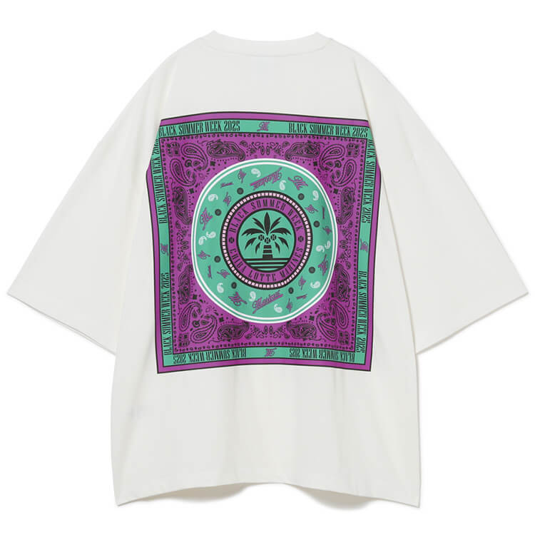 BSW半袖BIG Tシャツ(バンダナ柄)