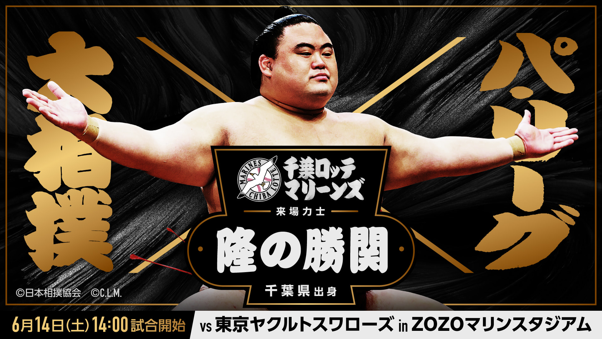 日本生命セ・パ交流戦 2025 ヤクルト戦 隆の勝