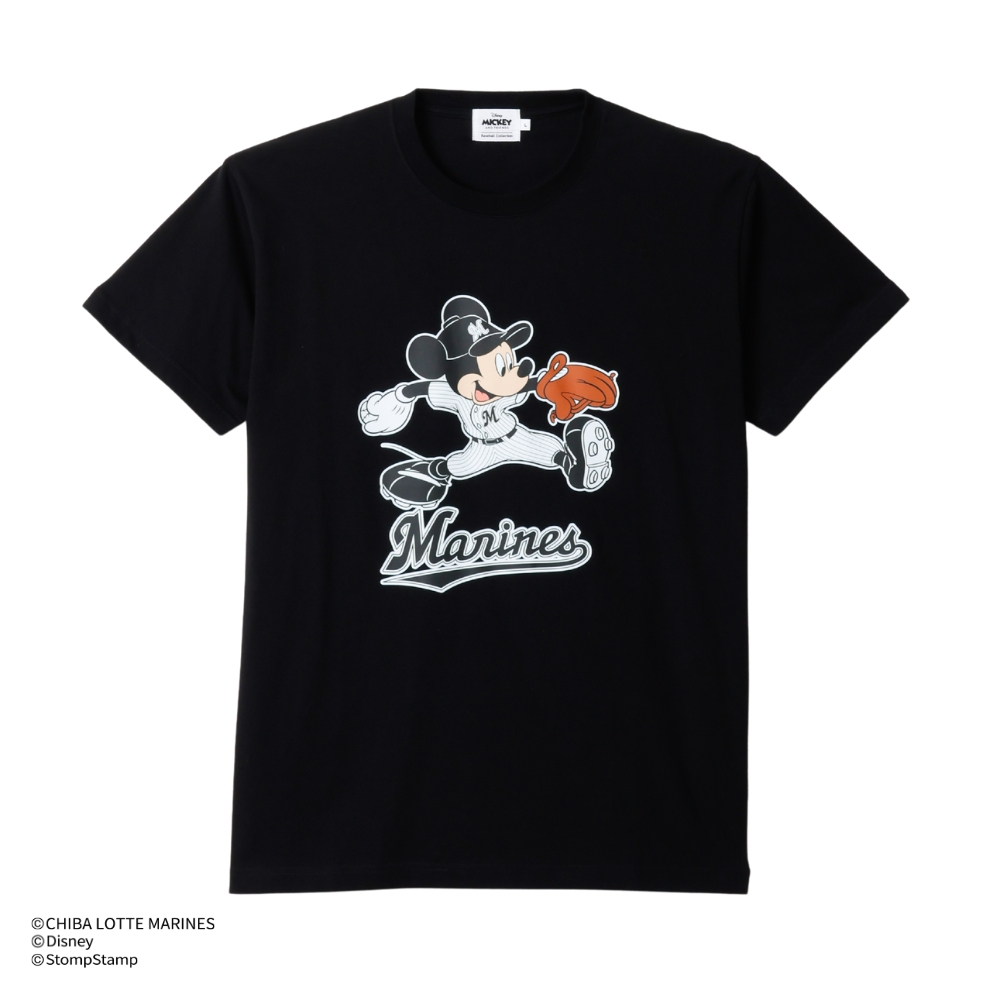ミッキー/ピッチャーTシャツ 