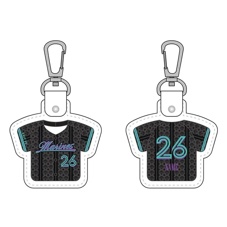 本革製ユニホームキーホルダー