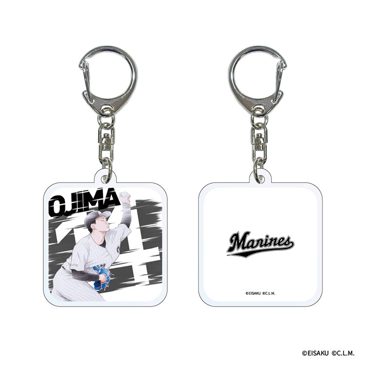 パ・リーグ6球団×窪之内英策 マリーンズ アートコレクション アクリルキーホルダー
