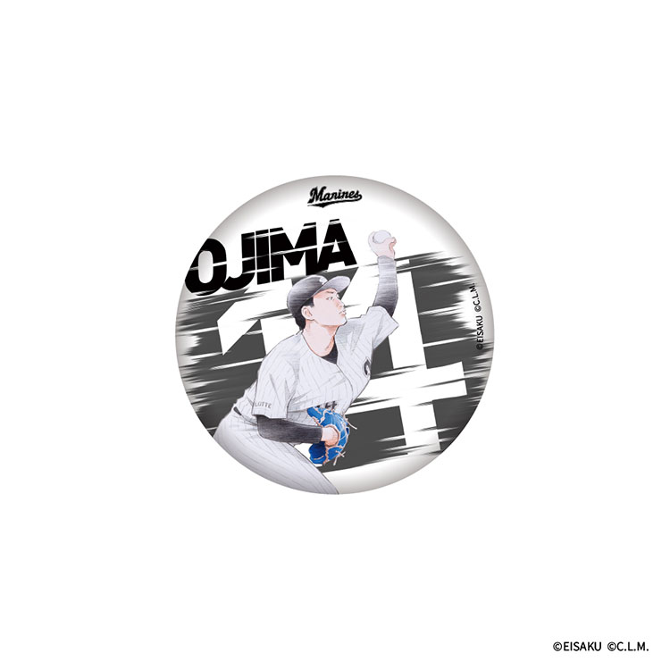 パ・リーグ6球団×窪之内英策 マリーンズ アートコレクション 缶バッジ