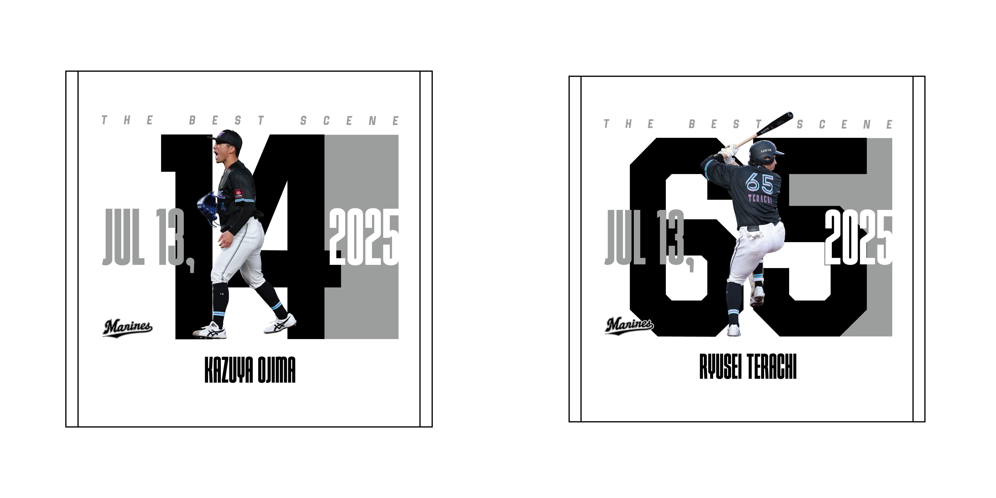 【値下げしました】千葉ロッテマリーンズ　プレイヤーズアクスタ　コンプリート 千葉ロッテマリーンズ 山口航輝 プレイヤーズアクリルスタンド