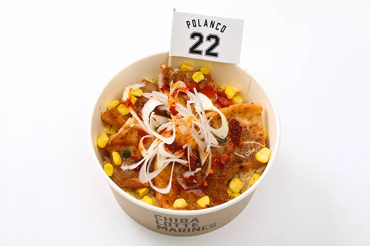 ポランコのこだわり豚カルビとガーリックライス 食べるラー油仕立て