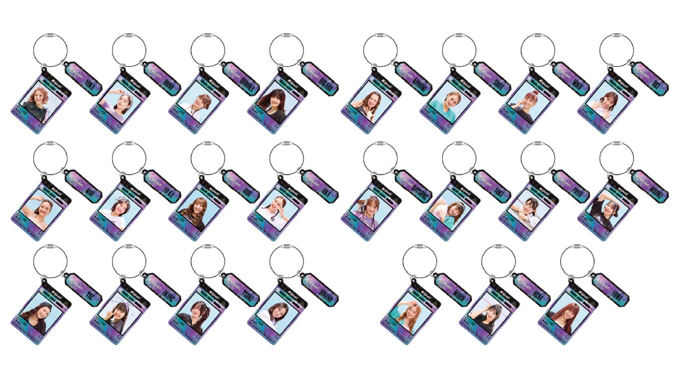 C賞 ホロワイヤーアクリルキーホルダー