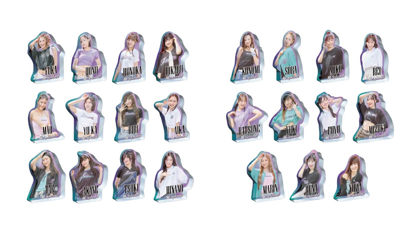 D賞 ダイカットアクリルブロック