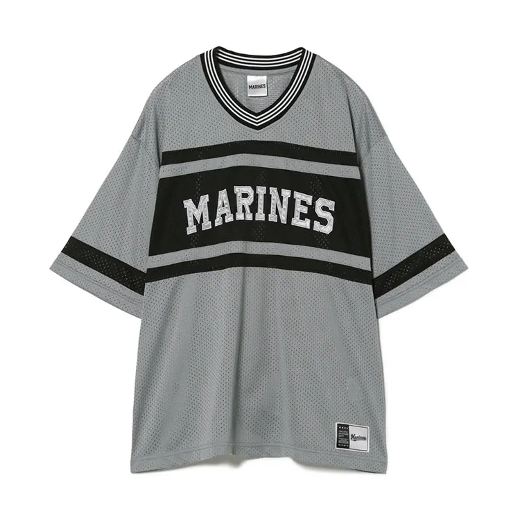 メッシュフットボールシャツ(ワッペンロゴ)