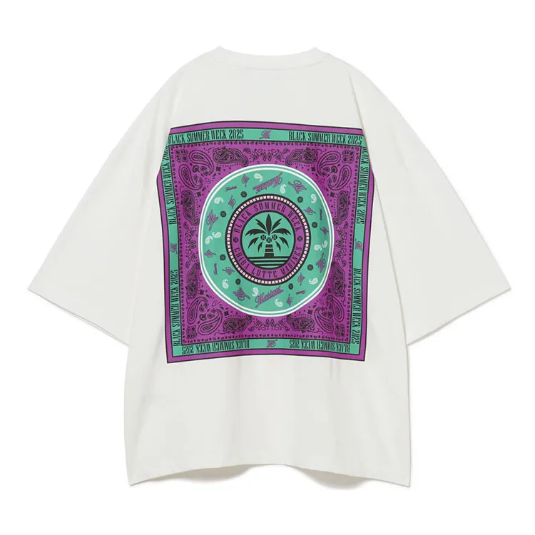 BSW半袖Tシャツ(バンダナ柄)