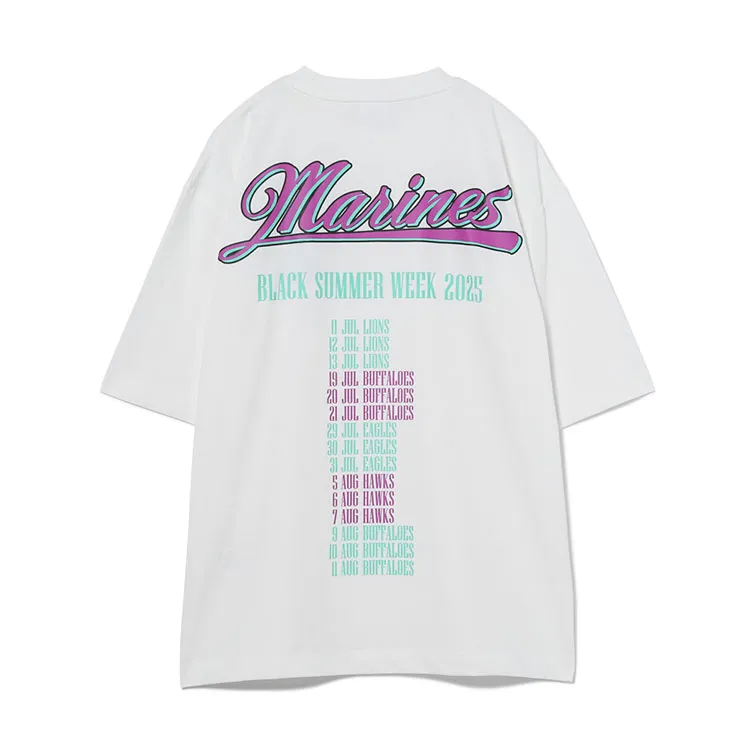 BSW半袖Tシャツ(フェス風プリント)