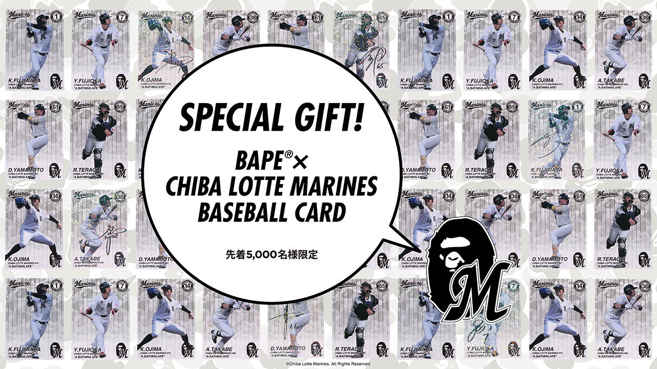 BAPE X CHIBA LOTTE MARINES - LOGO TEE 限定 BAPE X CHIBA LOTTE MARINES - LOGO TEE 限定 - メルカリ