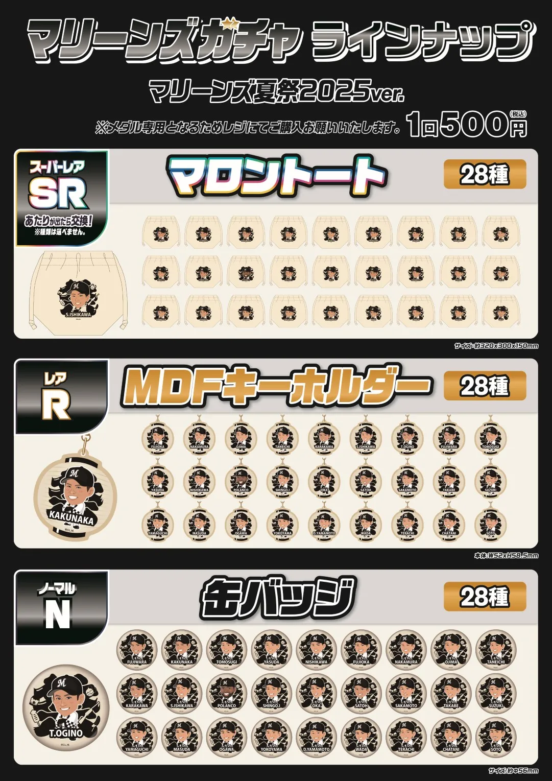 マリーンズガチャ マリーンズ夏祭2025ver.