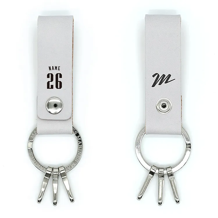 本革製ベルトキーリング