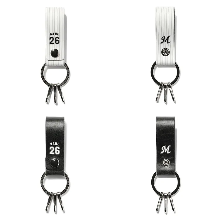 本革製ベルトキーリング