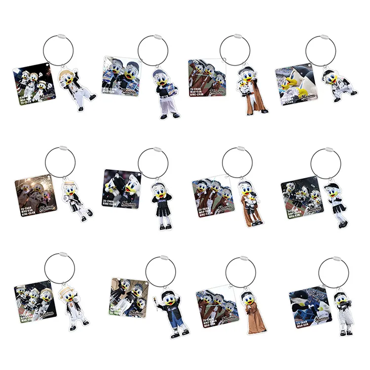 シークレットワイヤーアクリルキーホルダー(全12種)