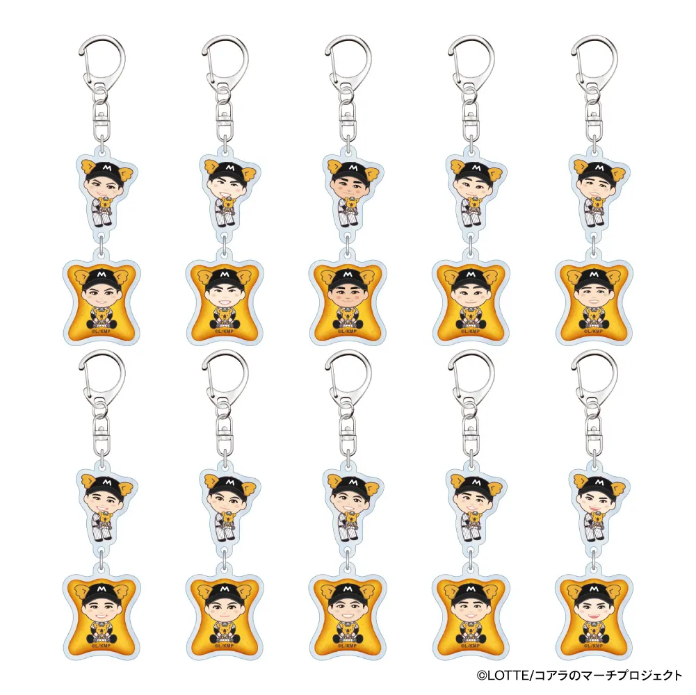 2連アクリルキーホルダー