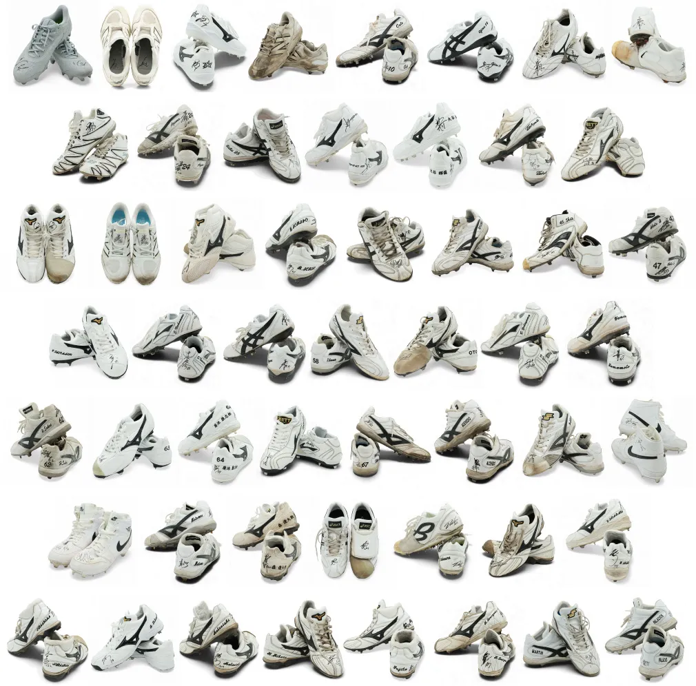 選手直筆サイン入り実使用スパイク