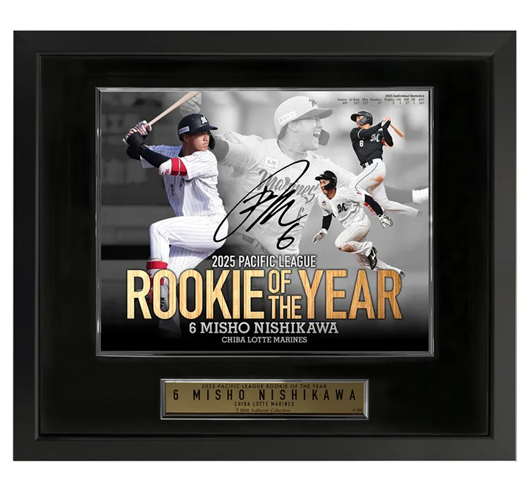 直筆サイン入りフォトパネル(ブラックフレーム)