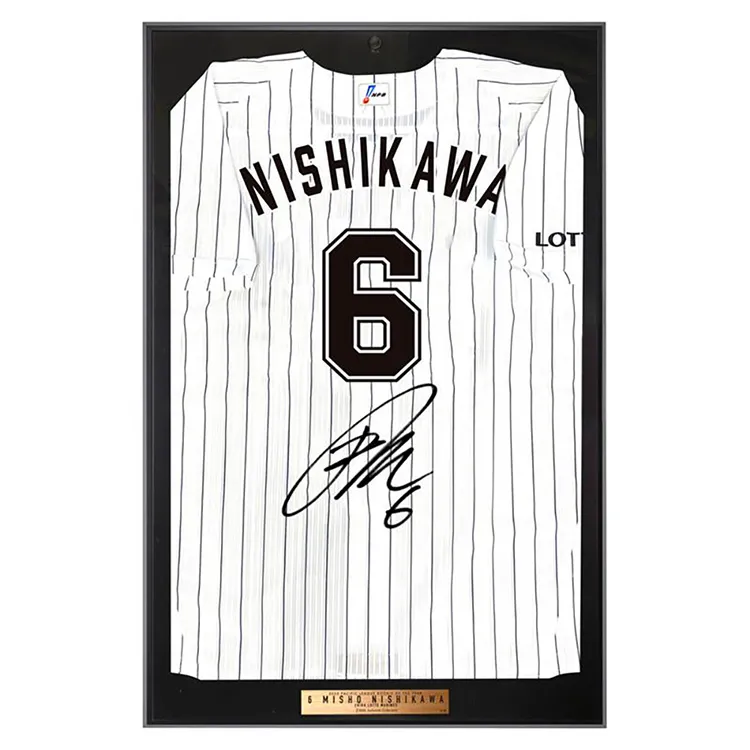 直筆サイン入りオーセンティックユニホーム(ブラックフレームアクリルケース付き)