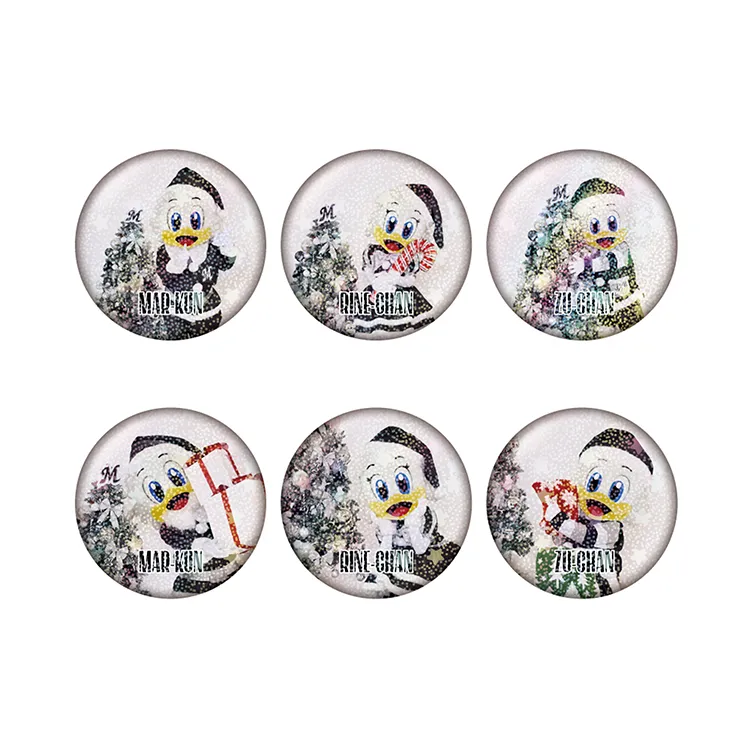 E賞：キラキラ缶バッジ