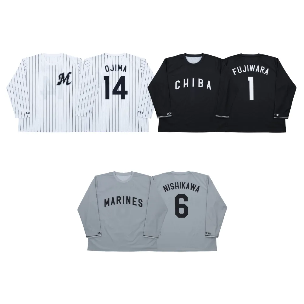 ネーム＆ナンバー長袖Tシャツ