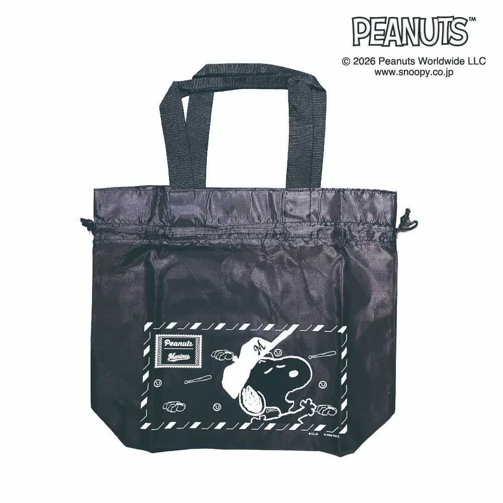 絞り巾着トートバッグ