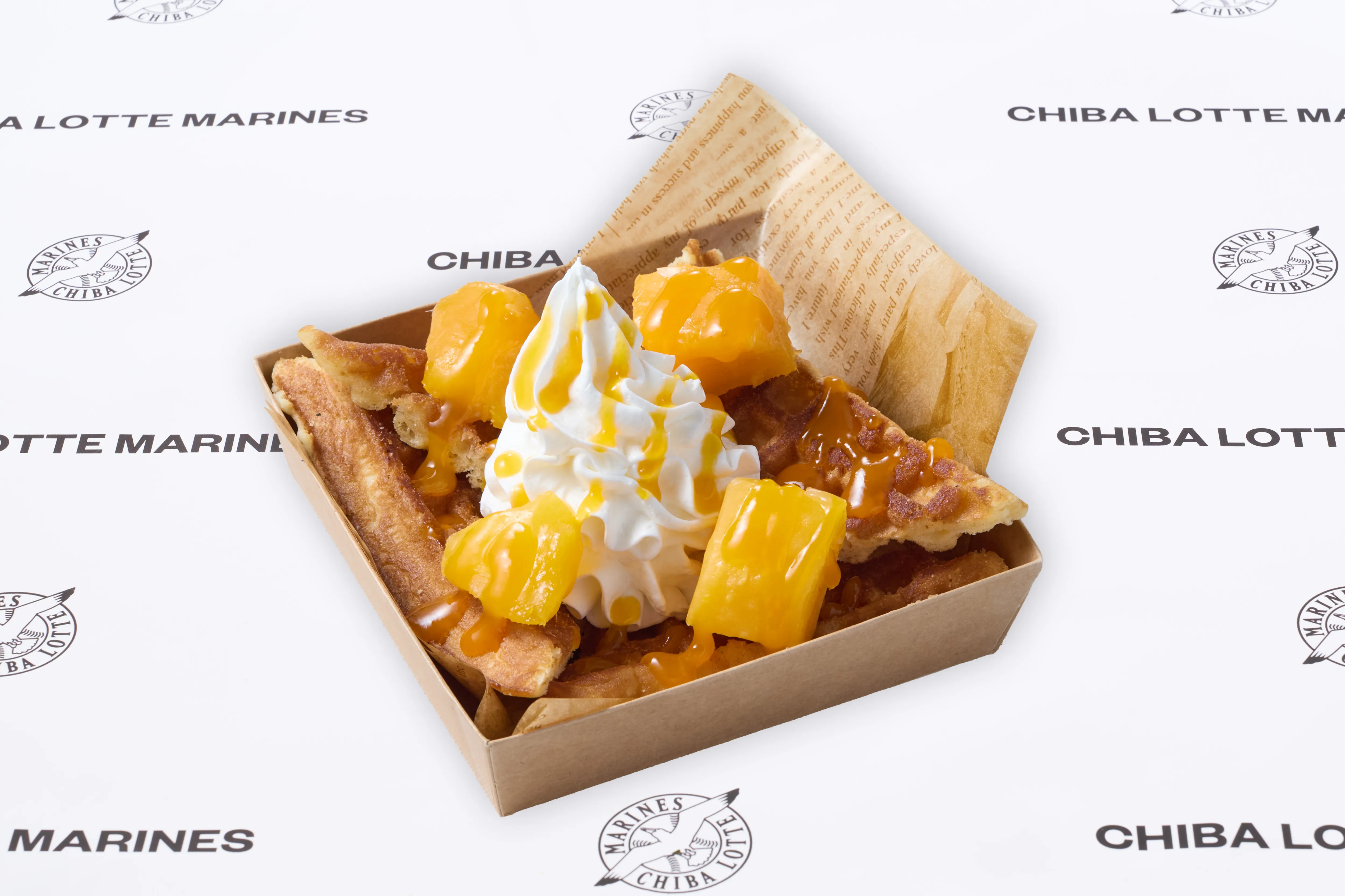 大斗のマンゴーアメリカンワッフル