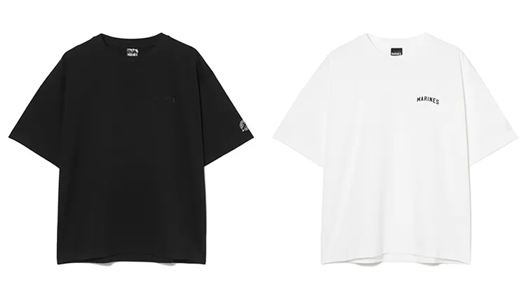 ACTIVE Tシャツ/MARINESアーチロゴ