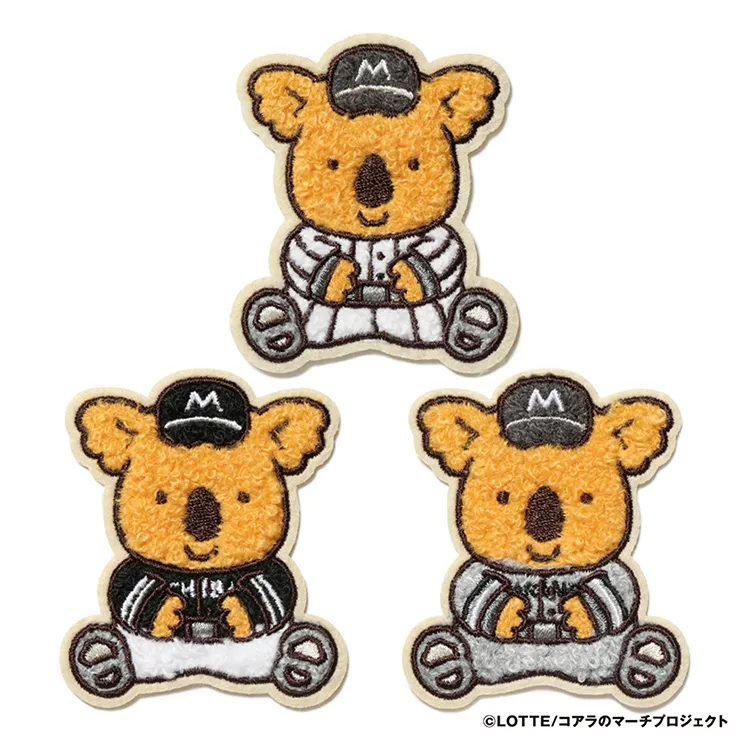 モコモコ刺繍ステッカー