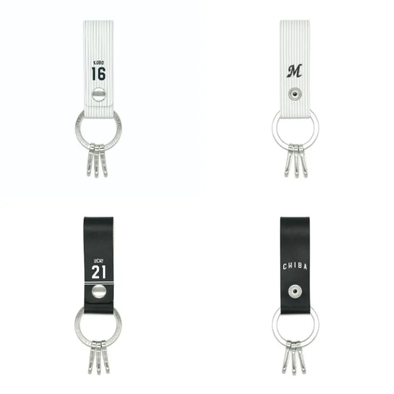 本革製ベルトキーリング