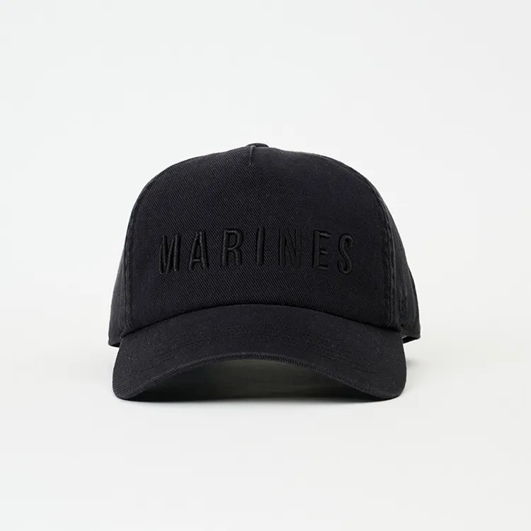 Marines B-Union Block Logo Pennant Black x Black Logo