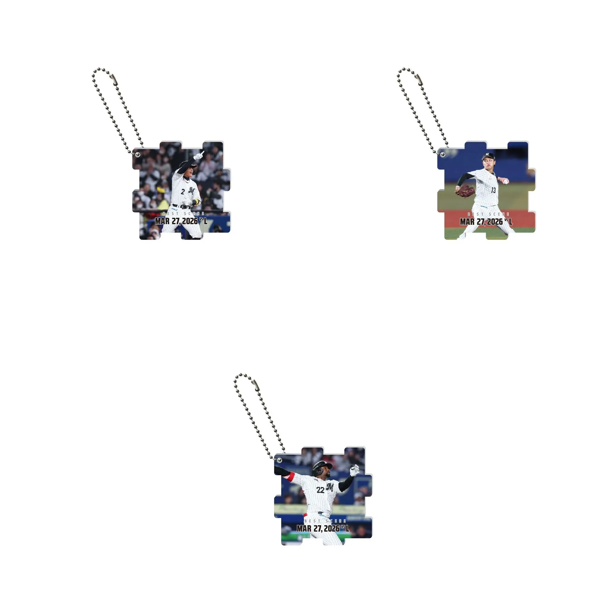 パズルアクリルキーホルダー