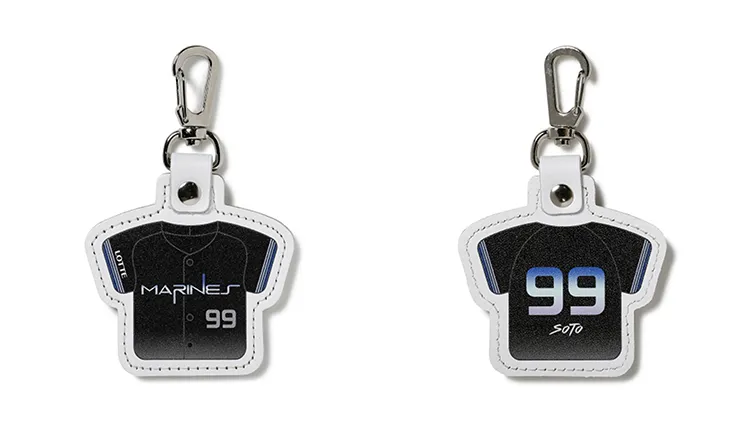 本革製ユニホームキーホルダー