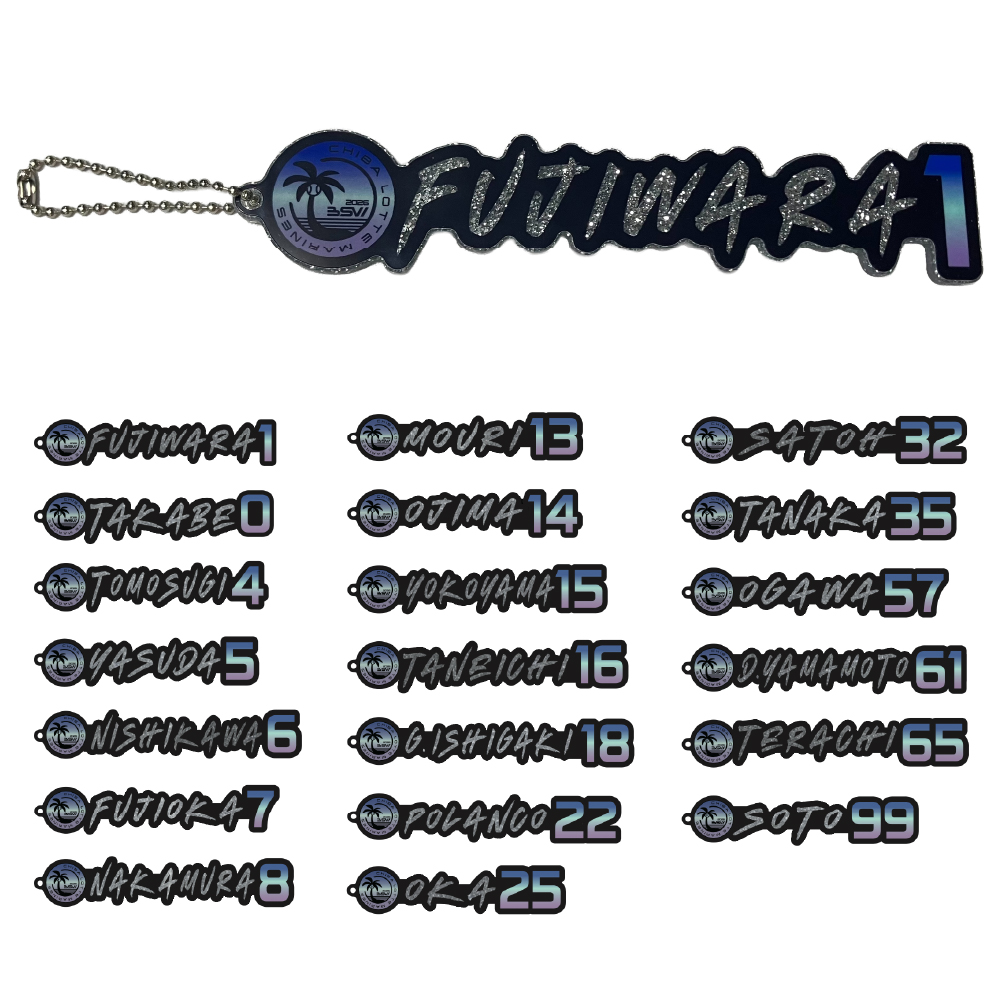 BSWシークレットネームラメアクリルキーホルダー