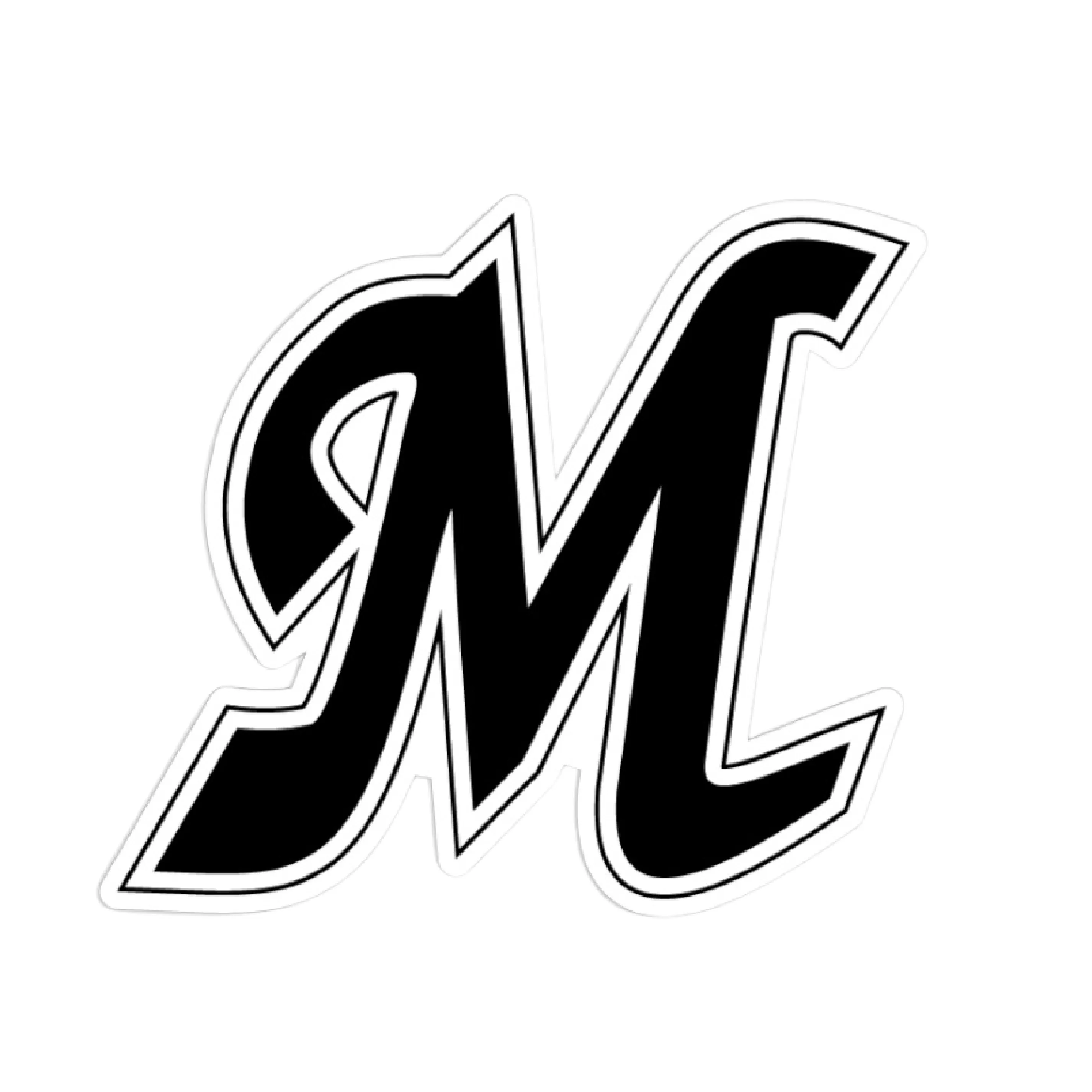 ダイカットステッカー INITIAL LOGO
