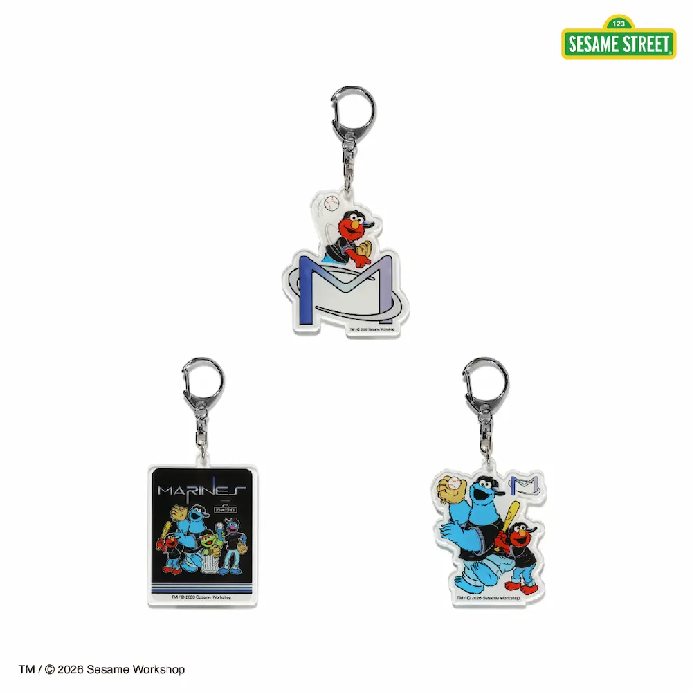 セサミストリート×MARINES アクリルキーホルダー
