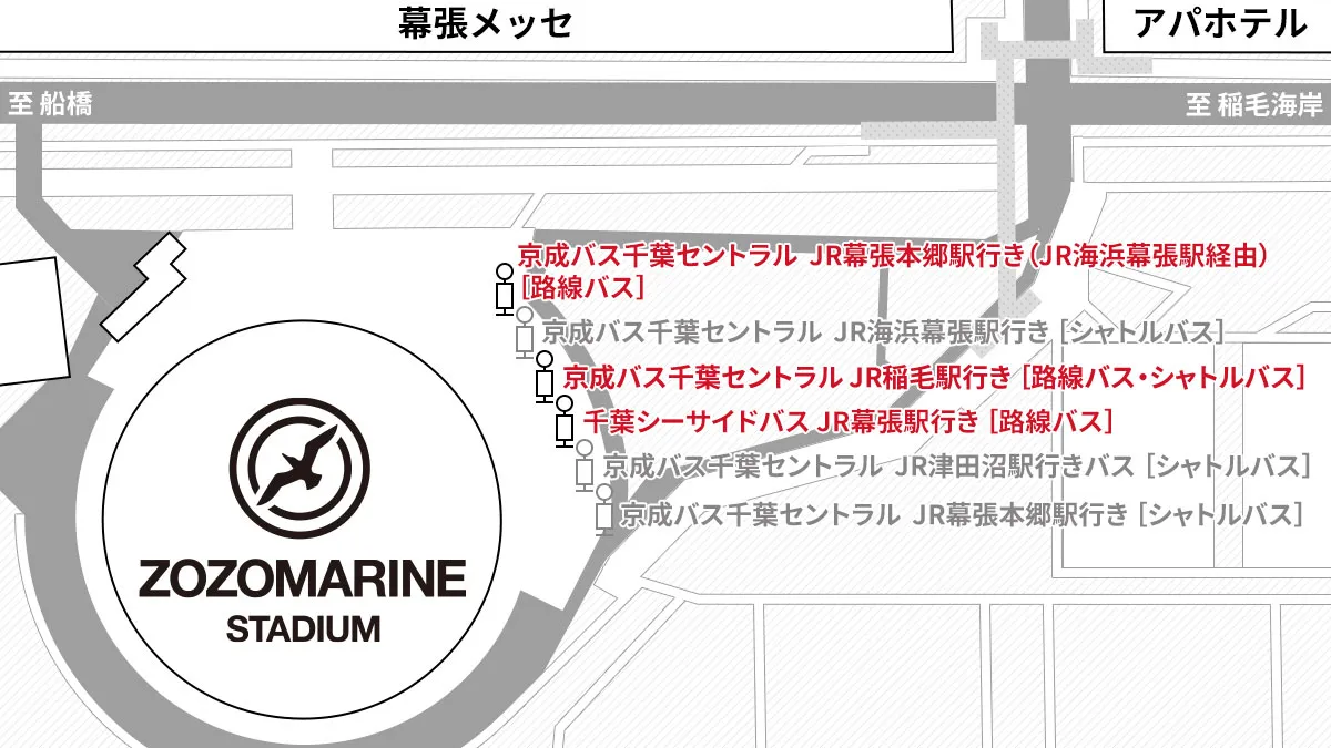 バスアクセス図