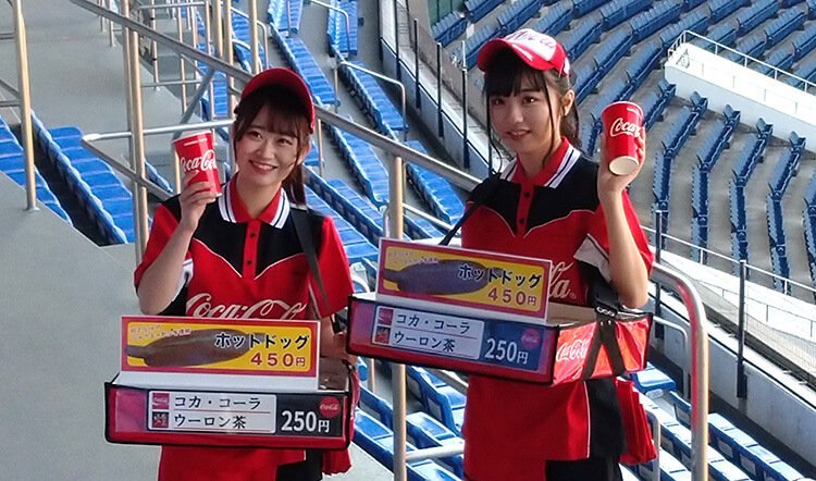 ソフトドリンク立売販売
