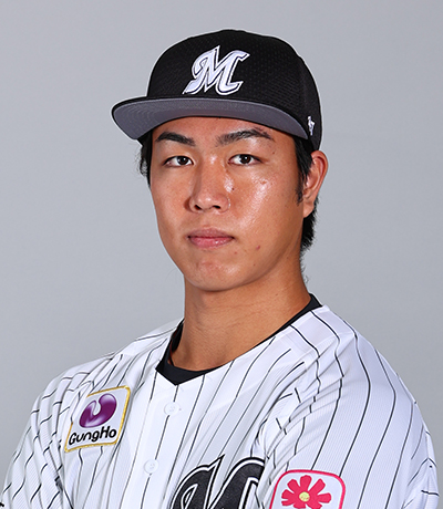 千葉ロッテマリーンズ 山本大斗選手　育成124 ユニフォーム　鴎ワッペン 千葉ロッテマリーンズ 山本大斗選手 育成124 ユニフォーム 鴎