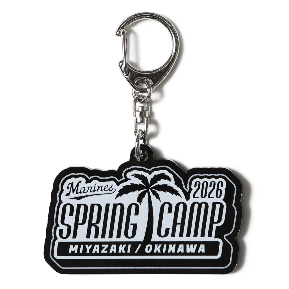 ブラックアクリルキーホルダー