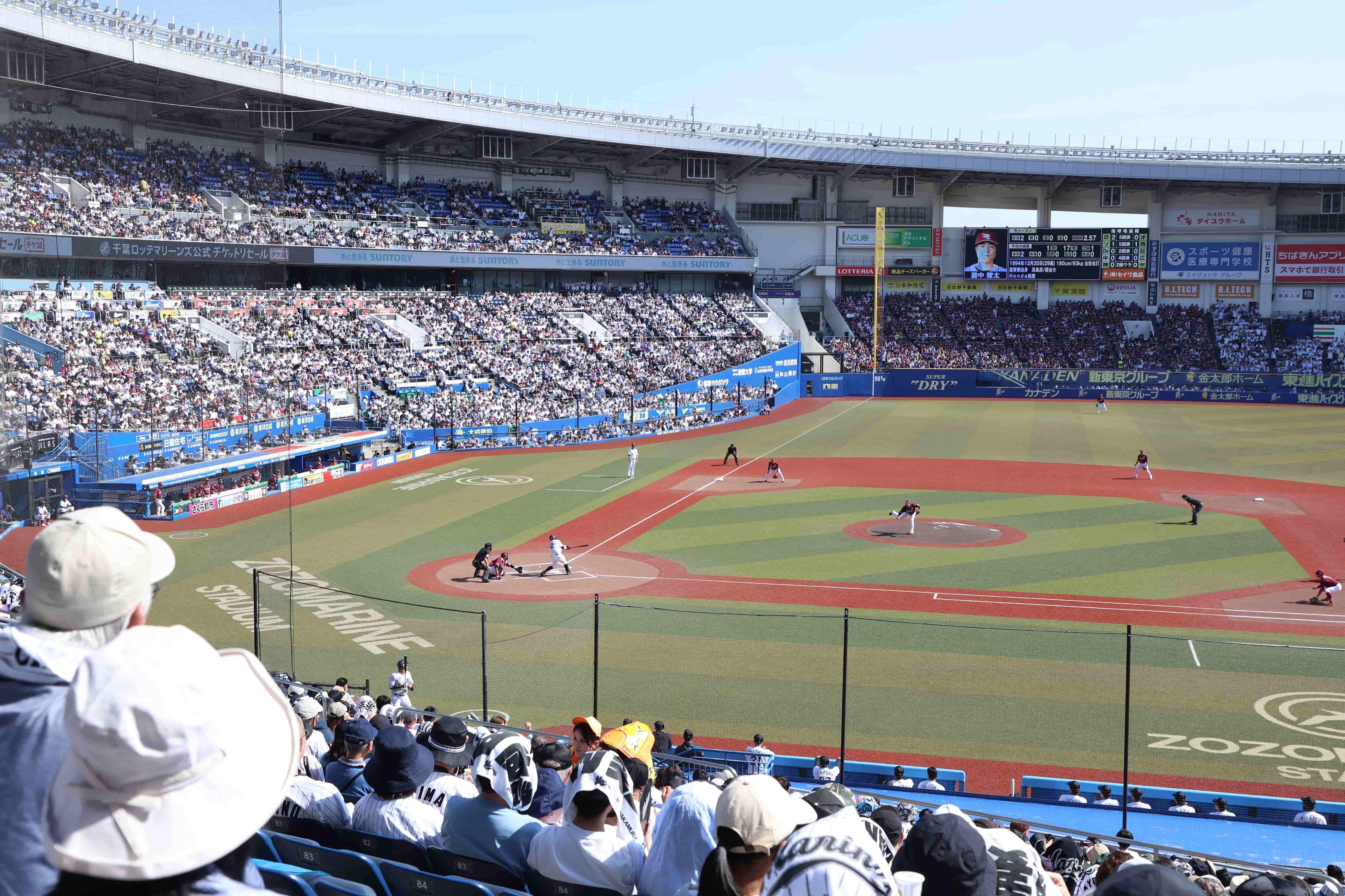 スプラッシュ・シートB(1塁側後方) 眺め