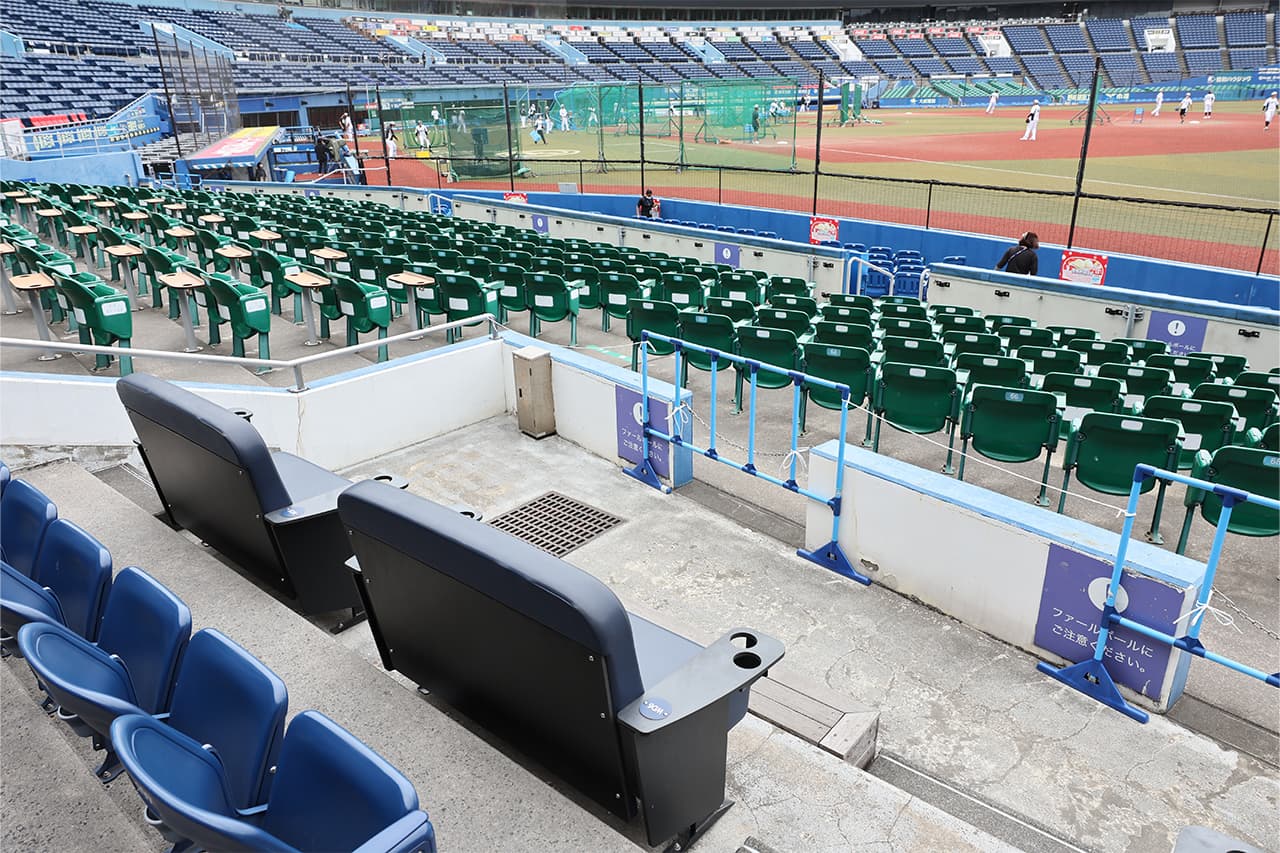 ワイドシート(広告幕なしのお席) 座席イメージ