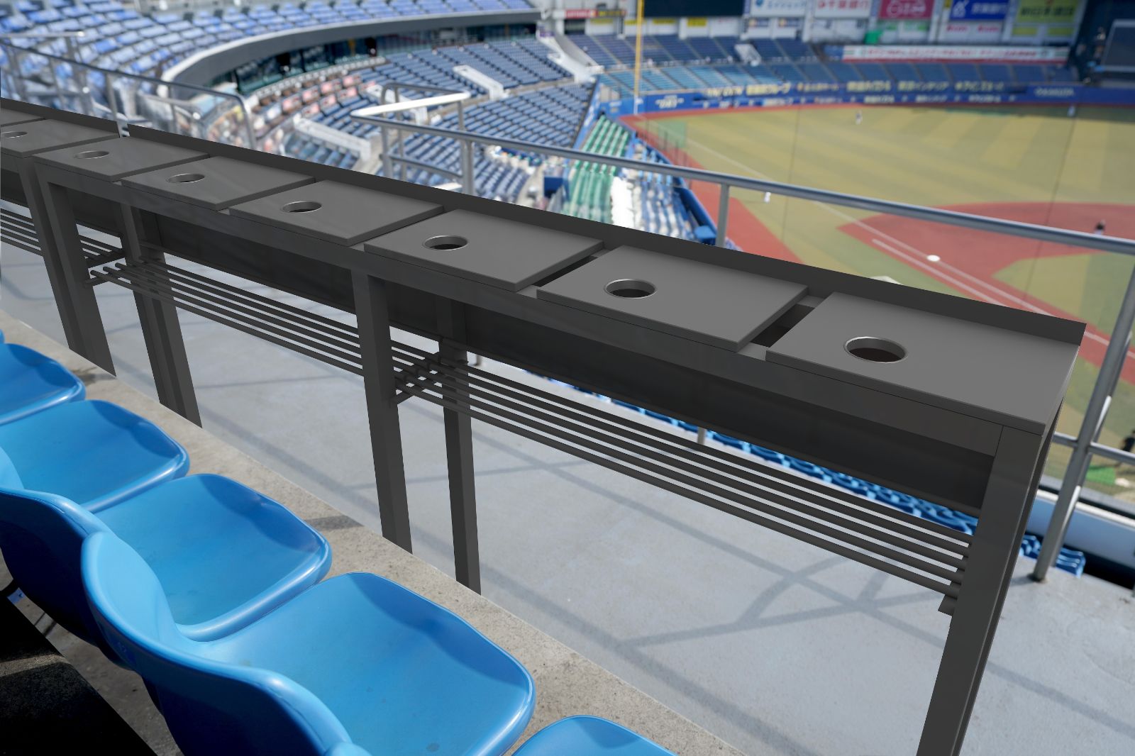 パノラマカウンター・シート(1塁側) 座席イメージ