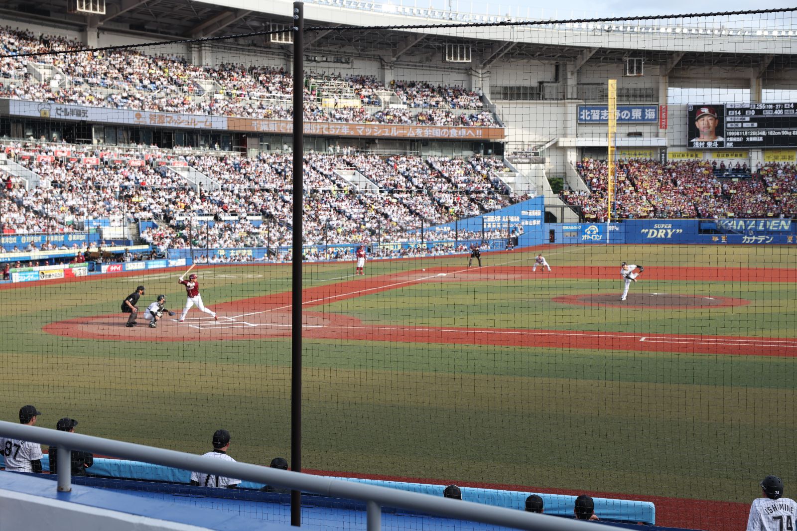 スプラッシュ・シートA(1塁側前方) 眺め